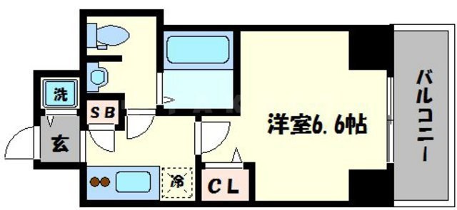 スワンズシティ堺筋本町の間取り|スワンズシティ堺筋本町　間取り