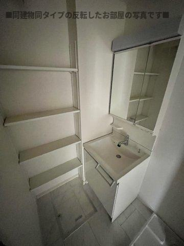 フラットCoCoの洗面所