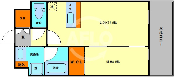 プレジオ内代の間取り|プレジオ内代　間取り
