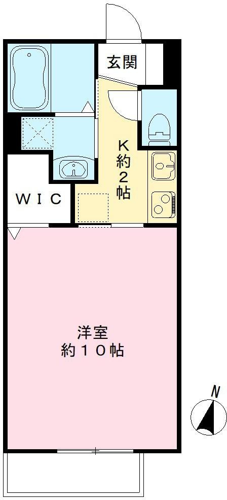 ハイツ広葉杉　IIの間取り