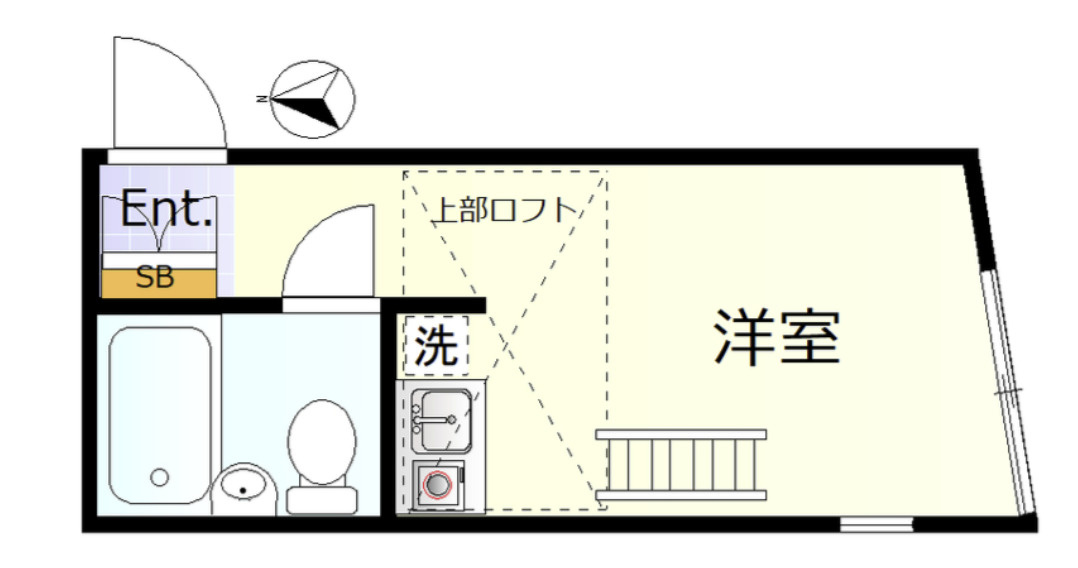 ペアパレス方南町の間取り