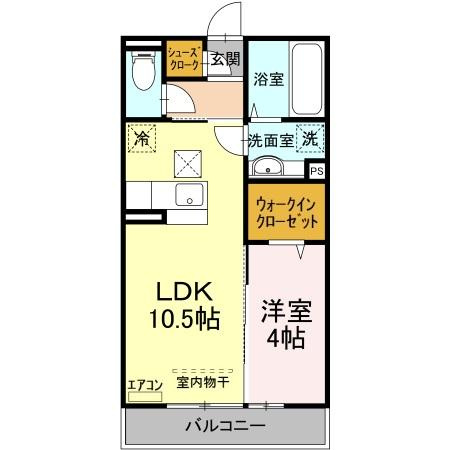サンシャインヒルズ厨の間取り|間取図