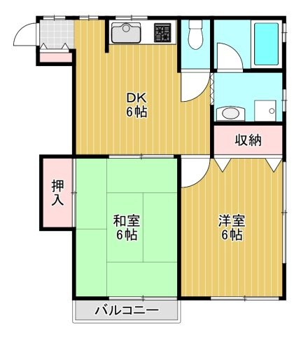 【間取り】 | 第3コーポサンコウ