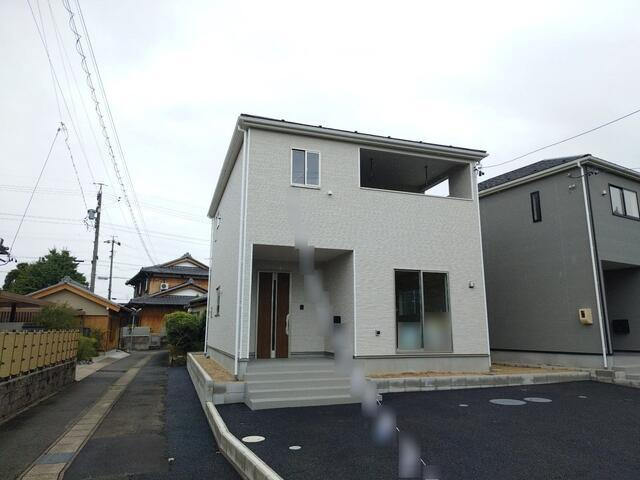 新築戸建て・仲介手数料無料）稲沢市子生和町　第２・1号棟の前面道路含む現地写真