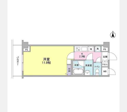 【間取り】 | メゾン・ラフィーネ | 間取