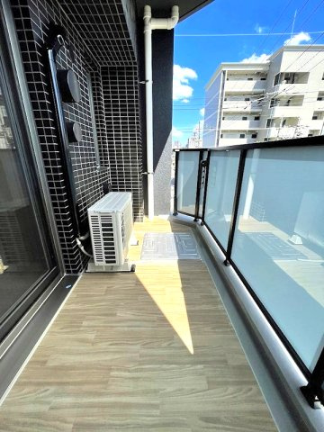 名古屋市千種区田代本通１丁目の賃貸マンションのバルコニー