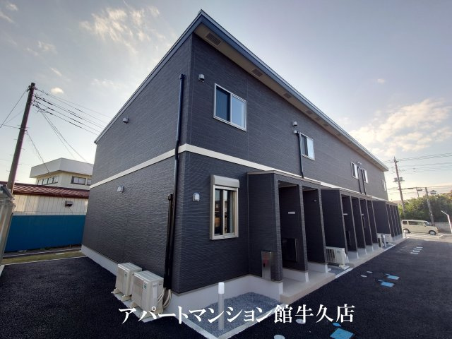 仮）牛久市田宮町新築アパートの外観