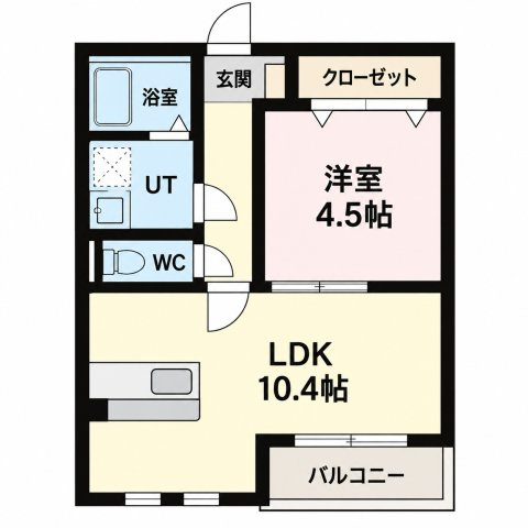 DELA松原の間取り