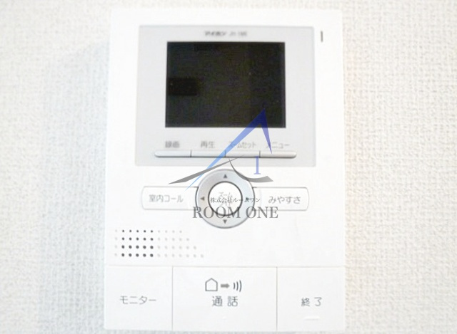 ウエスト　アシュールのセキュリティ|モニター付きインターホンです。