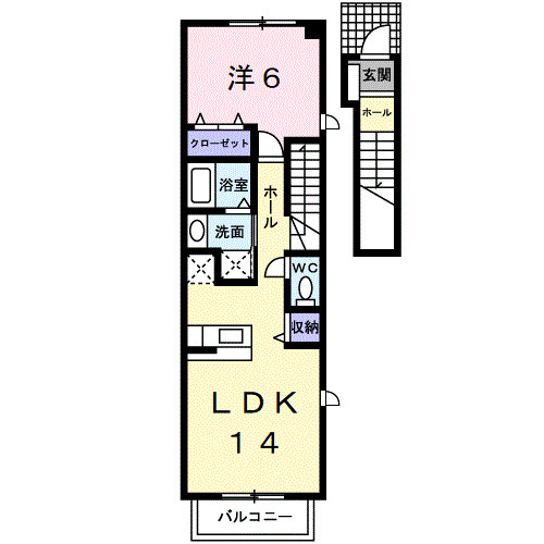 プラム　Ⅱの間取り