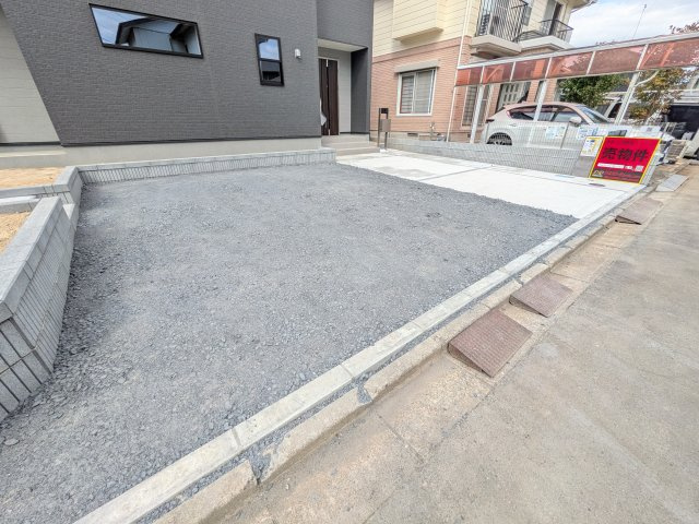笠間市鯉淵　第11　新築戸建ての駐車場|駐車は3台可能です♪