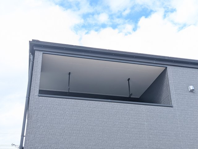 笠間市鯉淵　第11　新築戸建てのバルコニー