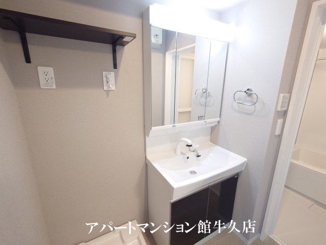 仮）牛久市田宮町新築アパートの洗面所