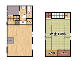 【間取り】 | 南浜借家