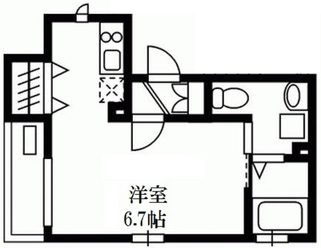 プルミエール上町Ⅱの間取り