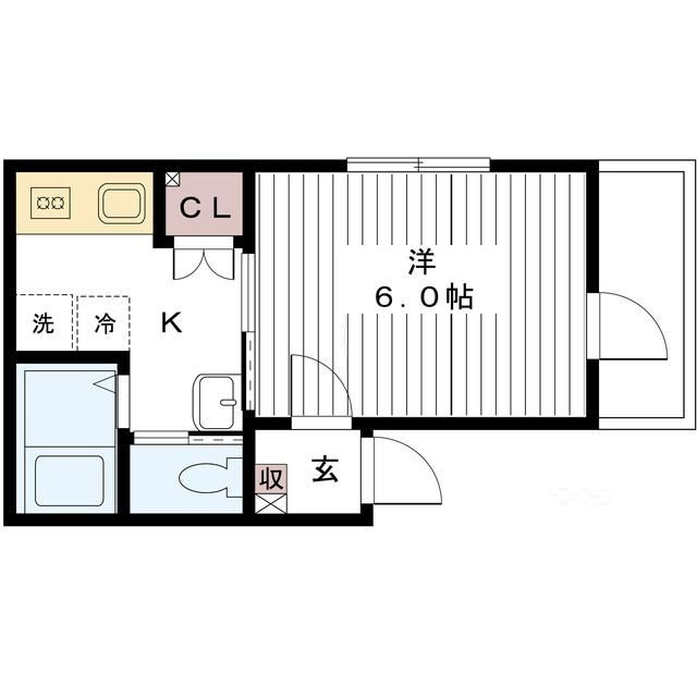 ＡＪ新小岩の間取り|間取りです。