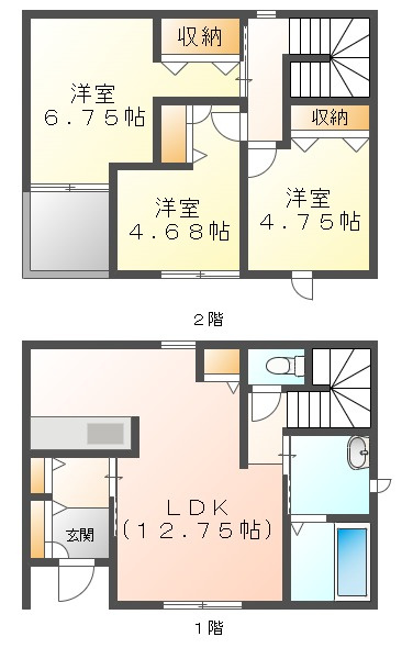 Ｐｏｒｔｅ大福の間取り