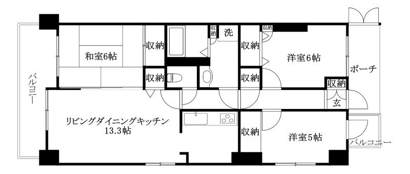 サンクレスタ緑町の間取り
