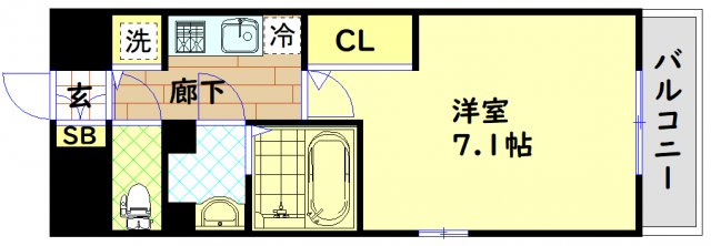 【間取り】 | エスリード難波THE FIRST