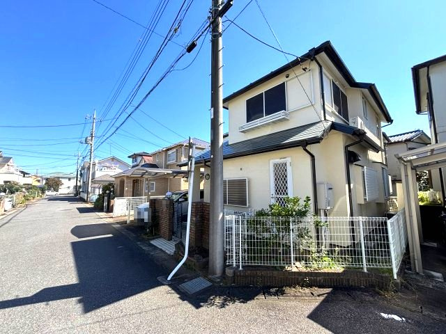 中古戸建　柏市藤心の前面道路含む現地写真