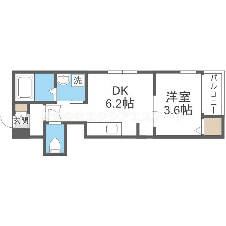 プレデンシア上住吉の間取り