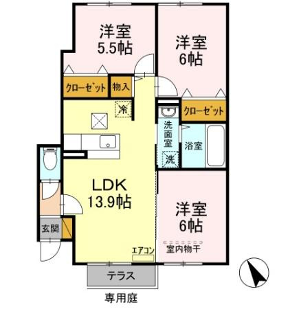 ルミウスの間取り|間取図