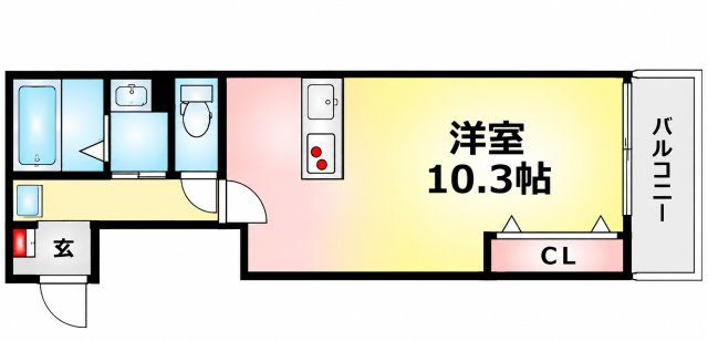 パルテノンＦの間取り