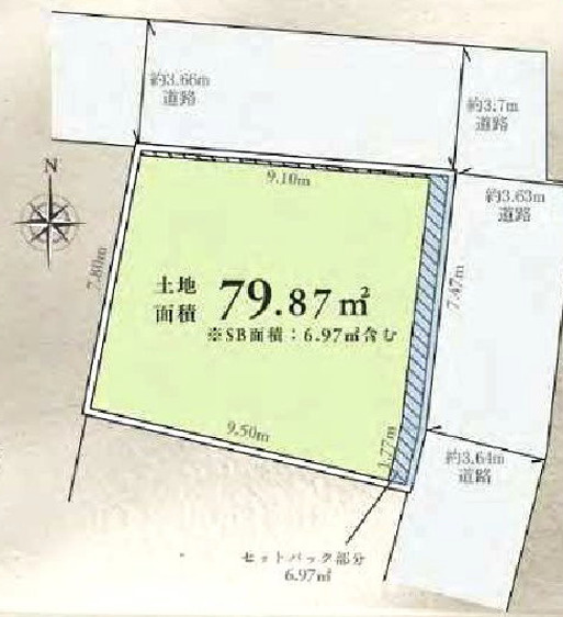 ●生麦駅　新築戸建の区画図