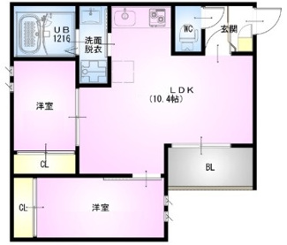 【間取り】 | ＲＥＧＡＬＥＳＴ　ＴⅢ | 間取りです。