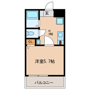 サンセール　クールの間取り|間取りです。