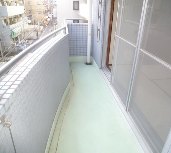 ふじみマンションのバルコニー