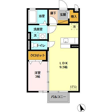 ヴァン・クレールの間取り|間取図