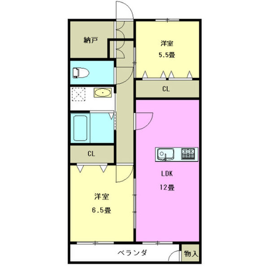 【間取り】 | 啓周マンション