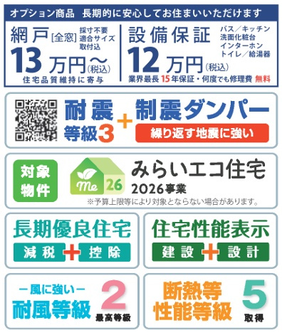 郡山市安積荒井3丁目　　　　２号棟　　　安積第１小学校、安積中学区のその他|性能
