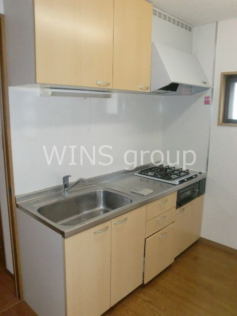 世田谷区桜丘５丁目の賃貸マンションのキッチン|ガス2口システムキッチン