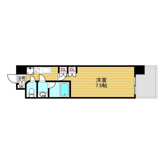コンフォリア・リヴ新大阪Qの間取り