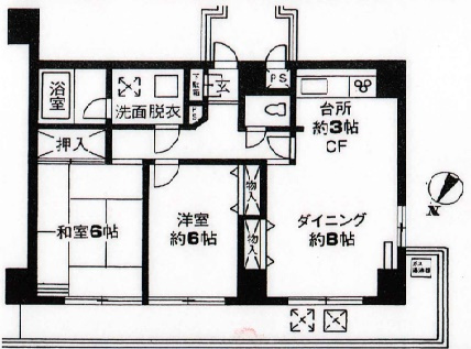 シャンボール小石川の間取り
