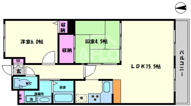 アトレ21南堀江　日吉小学校の間取り|アトレ21南堀江　間取り