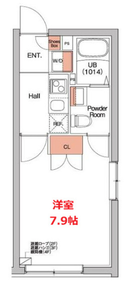 【間取り】 | エストゥルースプラス大森 | お部屋の間取りです。