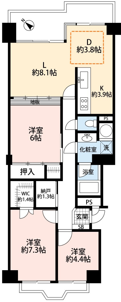 杉並和田ハイムの間取り