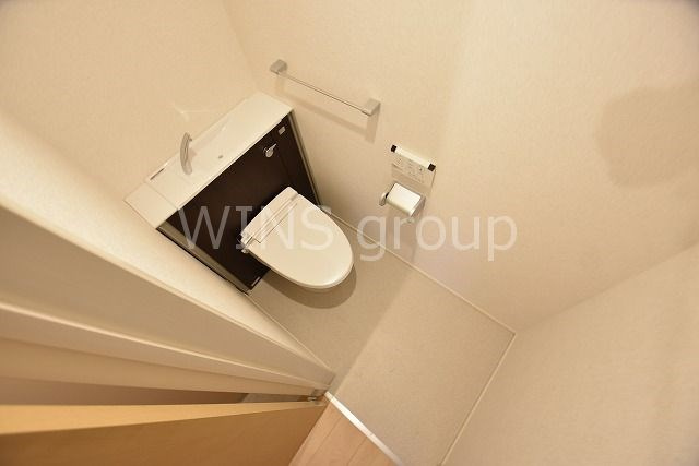 世田谷区経堂２丁目のアパートのトイレ|ウォシュレット付きの清潔なトイレです