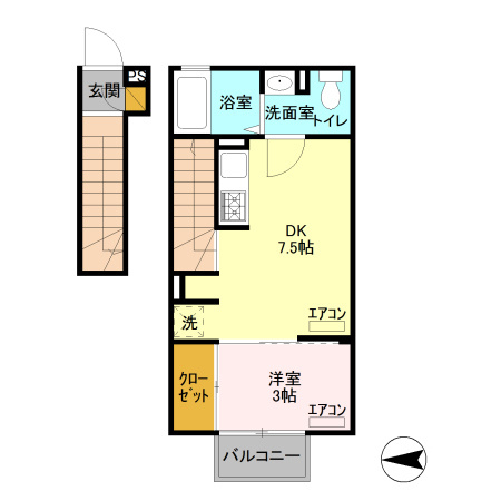 ＣＡＳＡ芝塚ＭＴの間取り