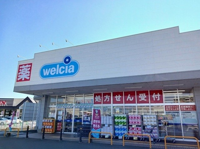 【周辺】 | グレイスＢ | ウエルシア小山羽川店まで1200m