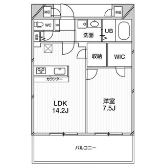 【間取り】 | ルクレ阿波座レジデンス