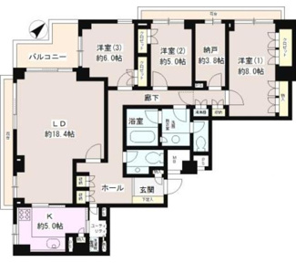 【間取り】 | パーク・ハイム荻窪南