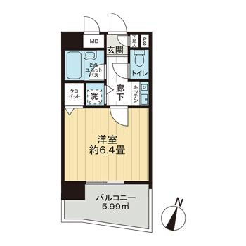 【間取り】 | ライオンズマンション天神南