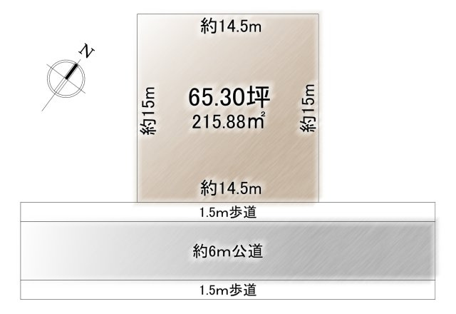 つくし野2の土地図