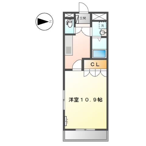 Ｋ’ｓ南山の間取り