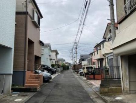 平塚市寺田縄　中古戸建の前面道路含む現地写真|前面道路含む現地写真です