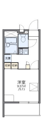 レオパレスオレンジの間取り